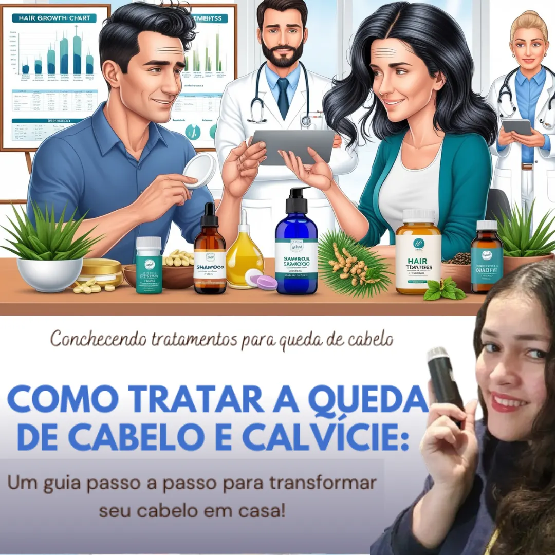 Tratando Queda de Cabelo e Calvície