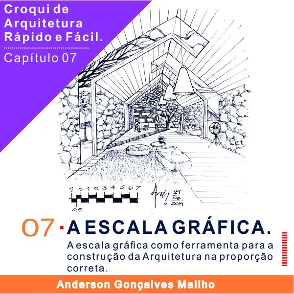Curso de Croqui de Arquitetura - Capítulo 07 – A escala gráfica