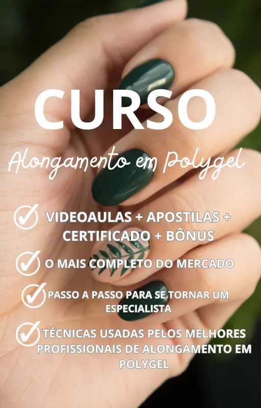 Curso de Alongamento em Polygel + Bônus Mega Surpresa