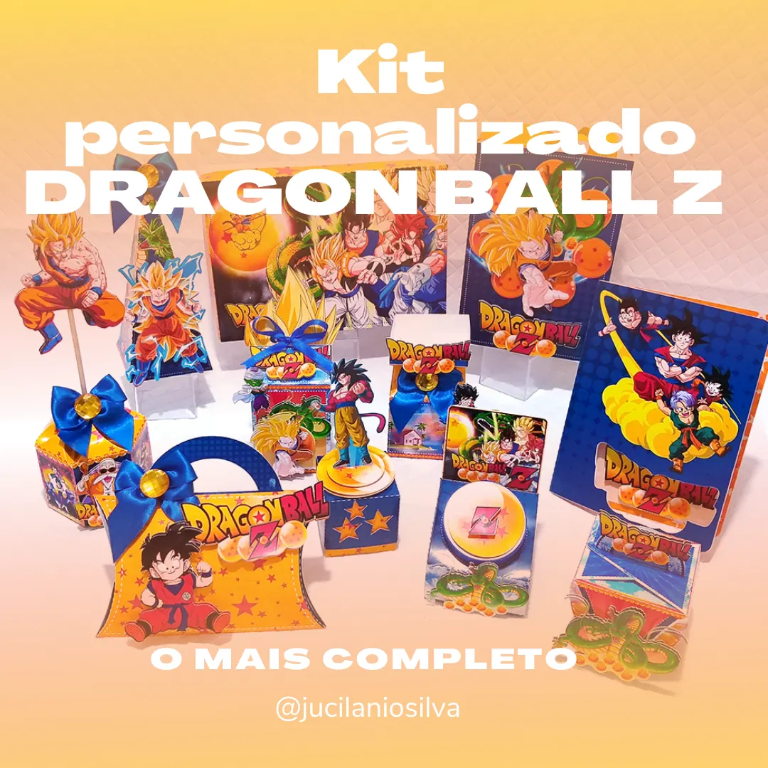Kit personalizado dragon ball z