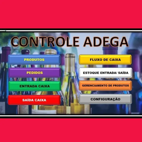 Controle ADEGA - Vendas, Financeiro e Estoque