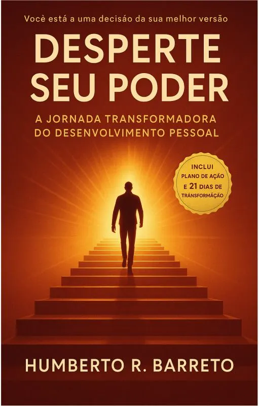 Livro "Desperte seu Poder" Uma jornada transformadora do desenvolvimento pessoal.