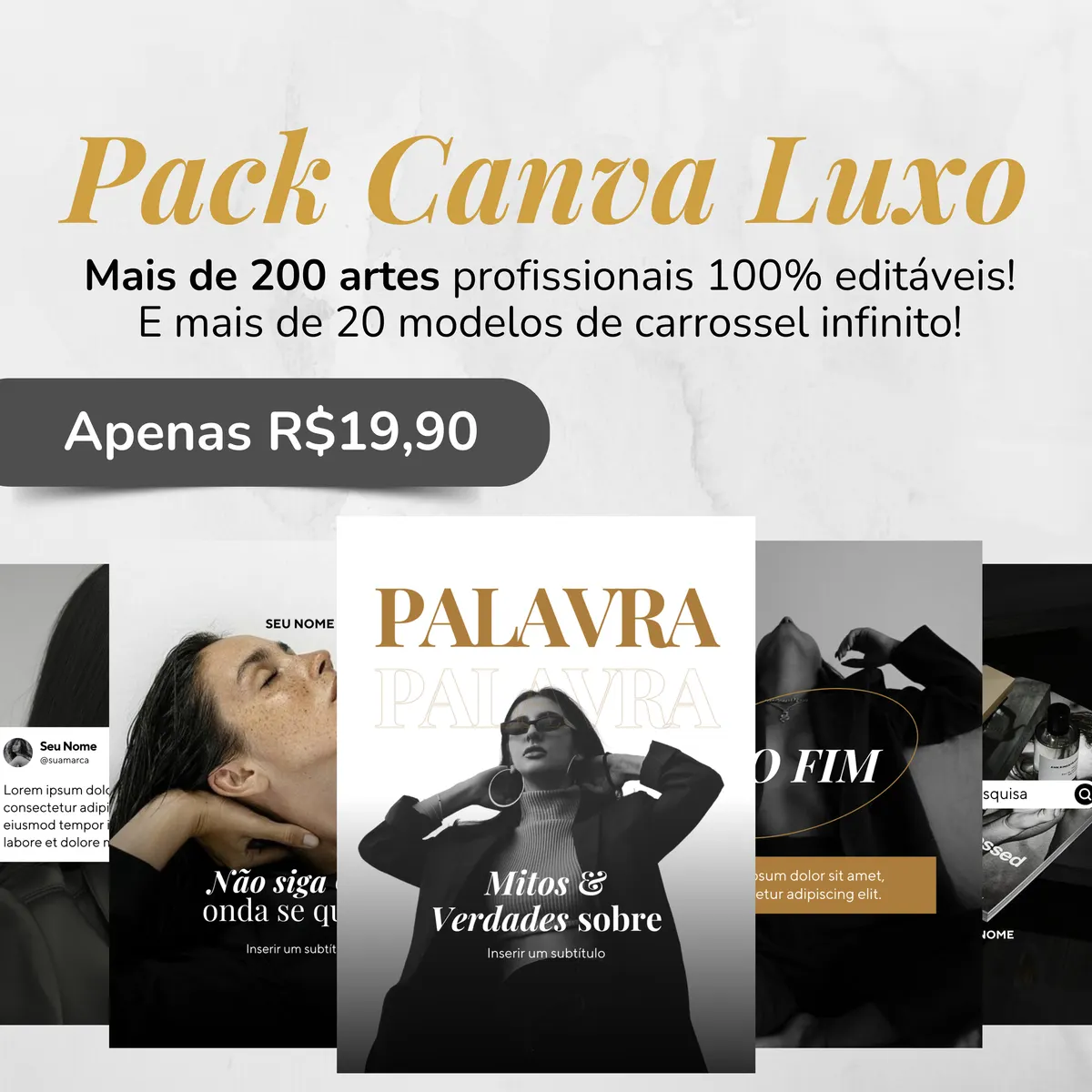 Pack Canva Luxo