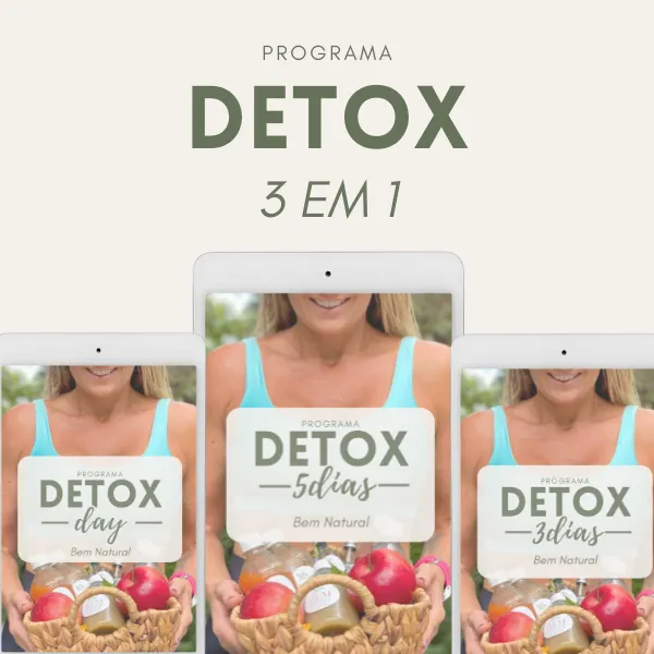 Programa Detox 3 em 1 - Cronograma completo com receitas