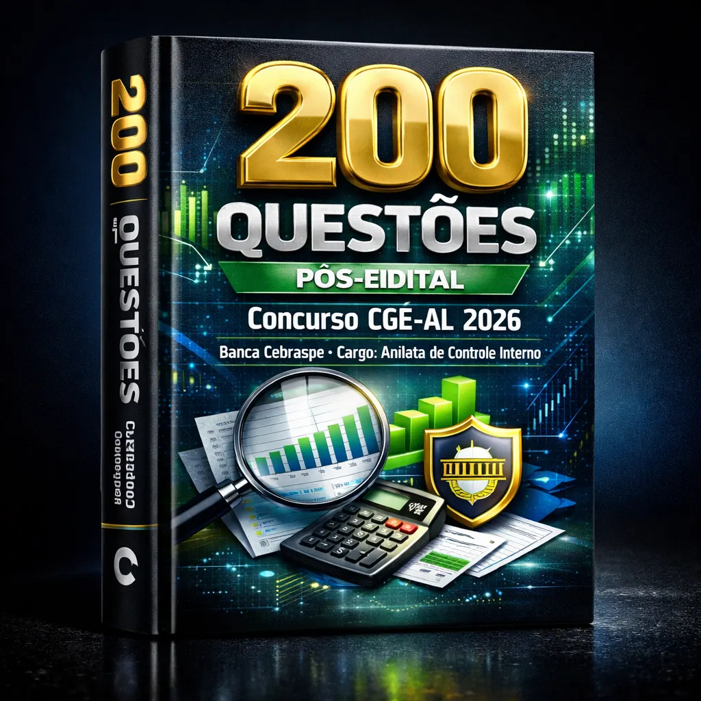 200 Questões Pós-Edital – Concurso CGE-AL 2026 – Banca Cebraspe – Cargo: Analista de Controle Interno – História e Geografia de Alagoas