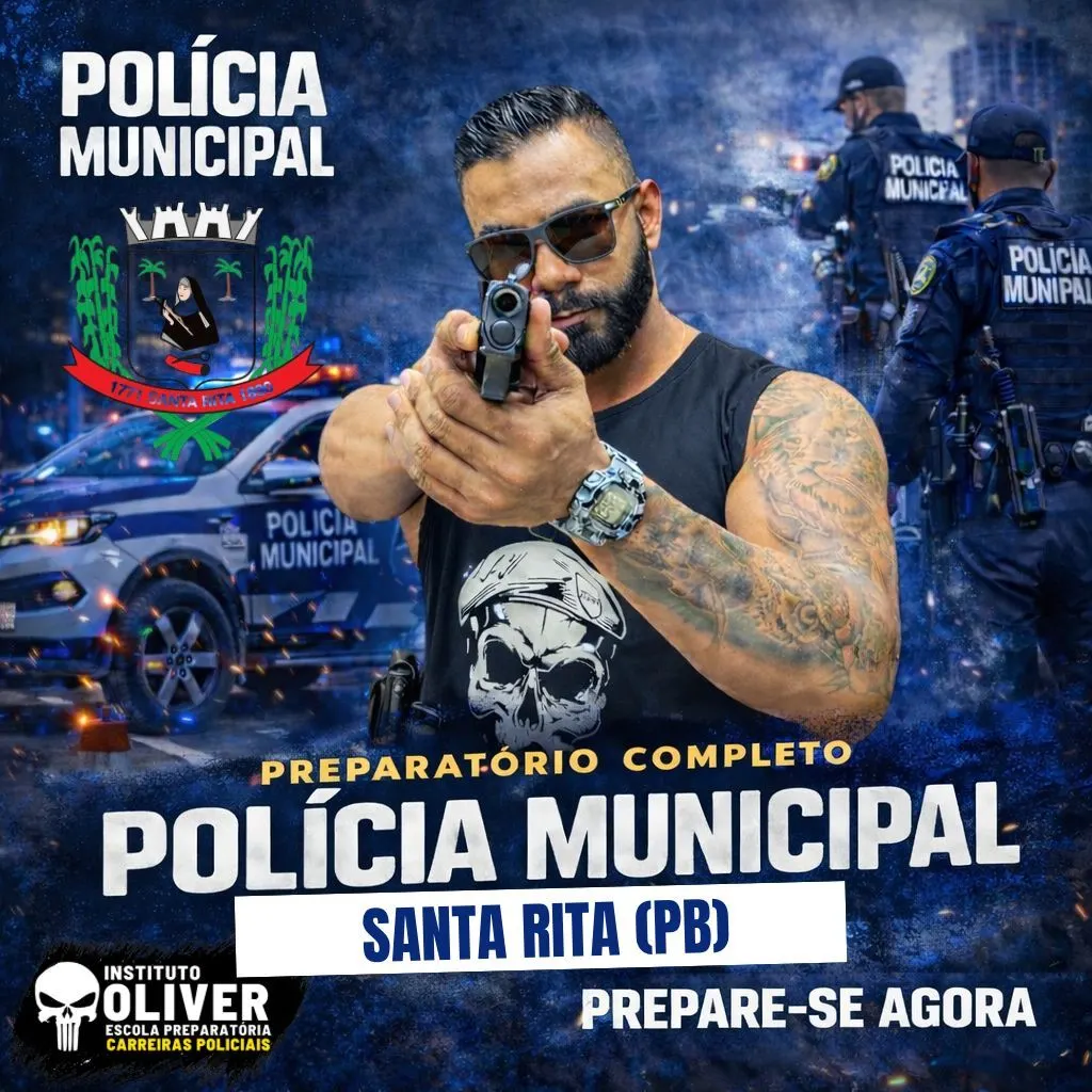 👮‍♂️ Preparatório Completo GUARDA MUNICIPAL de SANTA RITA PB 👮‍♂️ GCM - Instituto Óliver