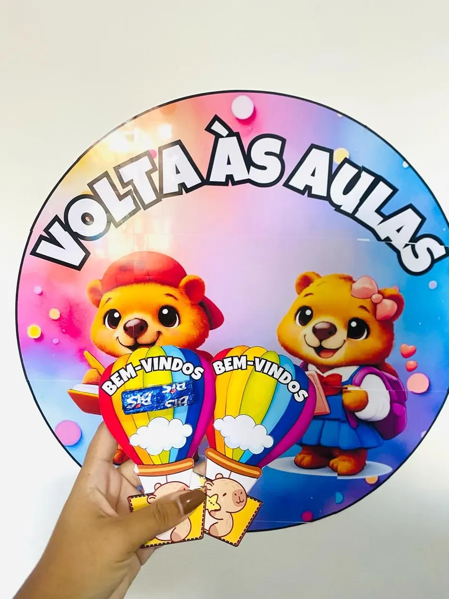 🌟 Kit Volta às Aulas Capivara Fofa🌟