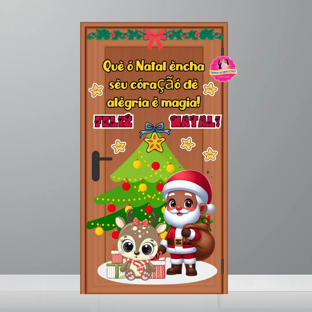 Painel de Porta 1– Tema Feliz Natal RECANTO DO SABER INFANTIL