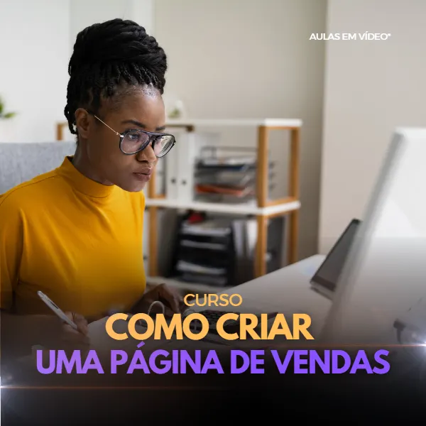 COMO CRIAR UMA PAGINA DE VENDAS