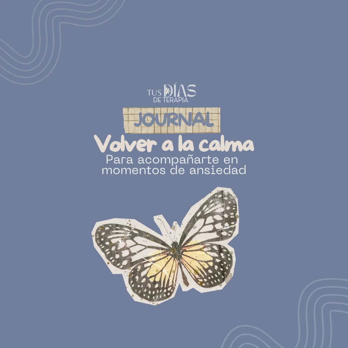 Volver a la Calma Journal guiado para regular la ansiedad