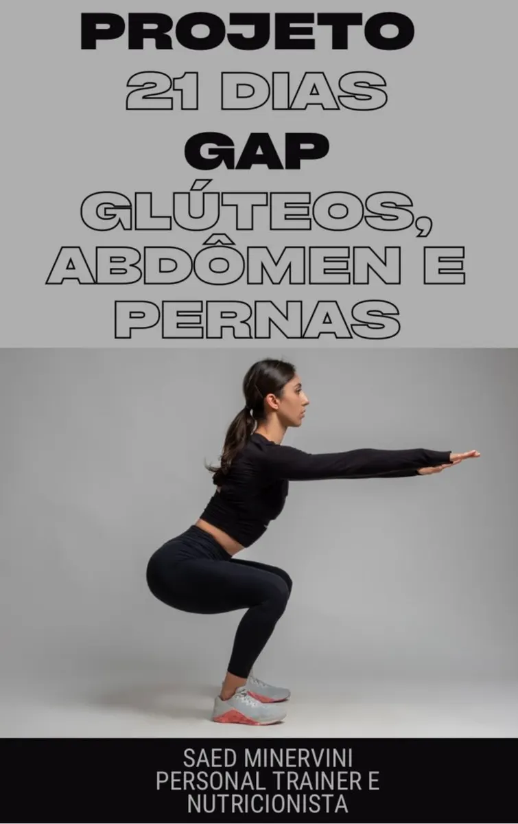 21 dias Fit: emagreça e defina Glúteos, abdômen e pernas.