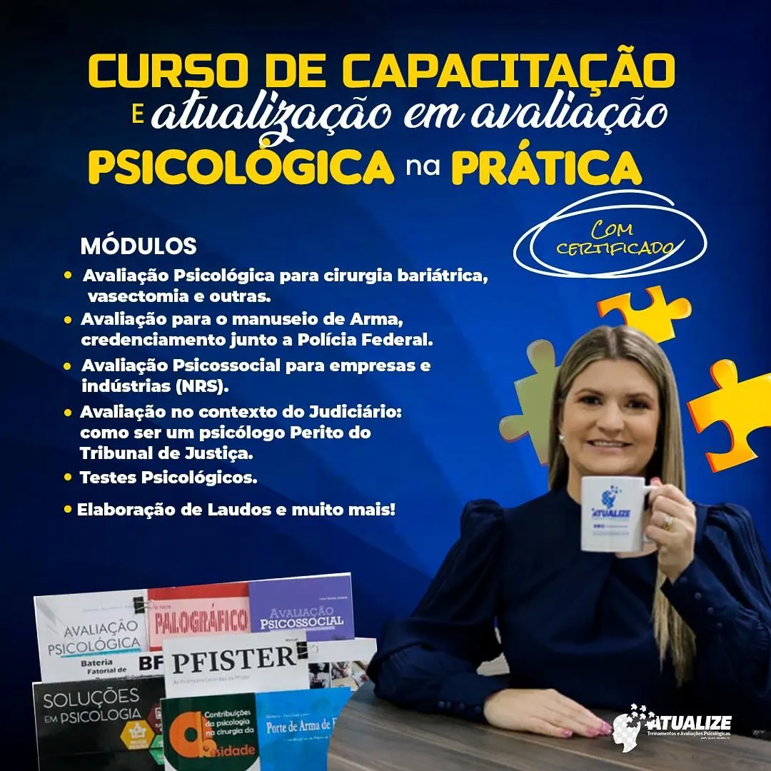 Curso de Capacitação e Atualização em Avaliação Psicológica na Prática 02/2023