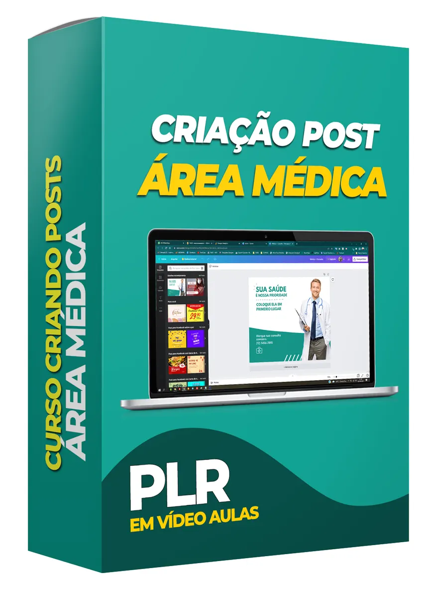 PLR CURSO CRIAÇÃO DE POST PARA ÁREA MÉDICA