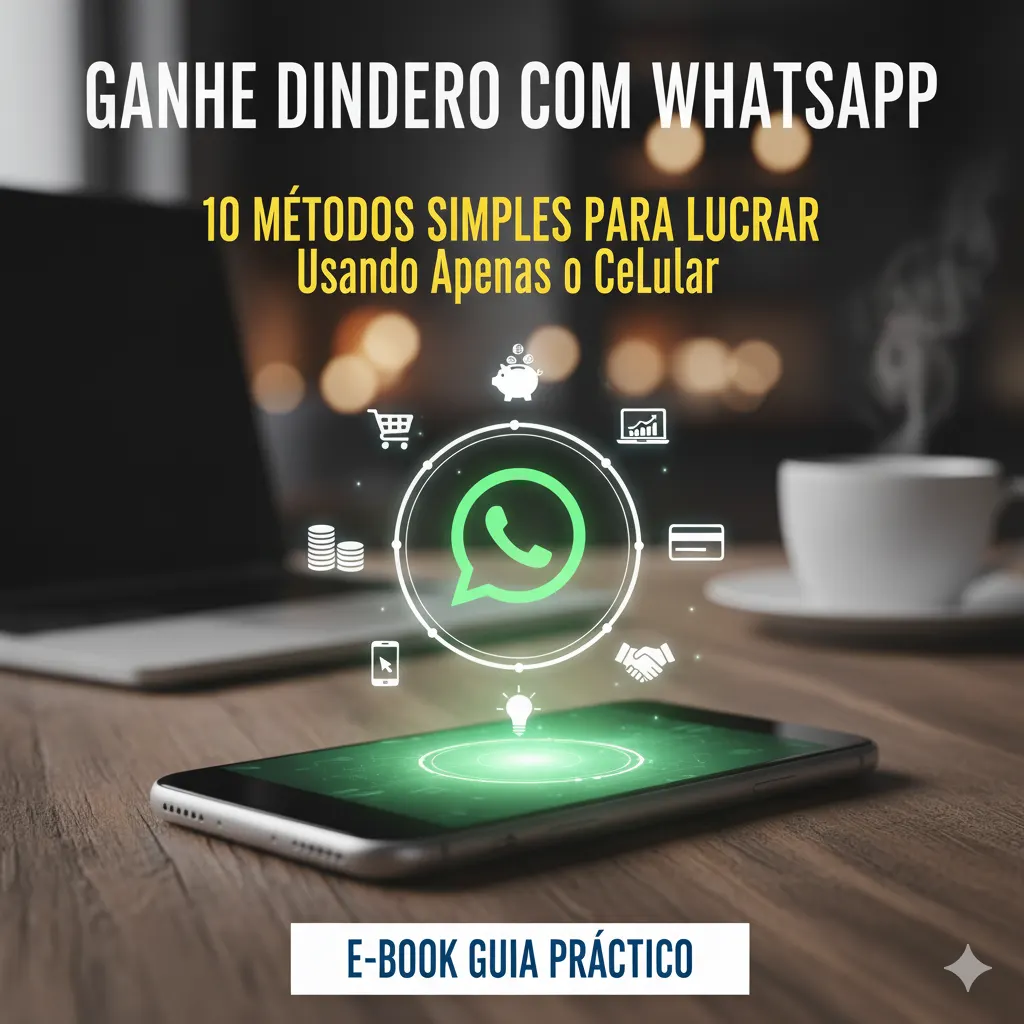 Ganhe Dinheiro com WhatsApp: 10 Métodos Simples Para Lucrar Usando Apenas o Celular
