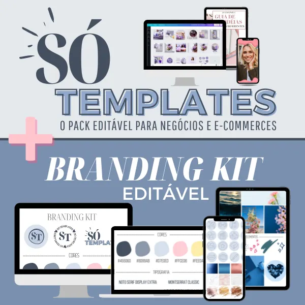 Pack Só Templates + Kit Branding Board
