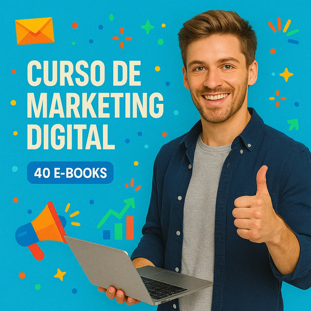 Aprenda a vender online – Curso de Marketing Digital com 40 eBooks