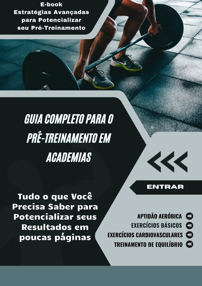 E-book Guia Completo para o Pré-Treinamento em Academias