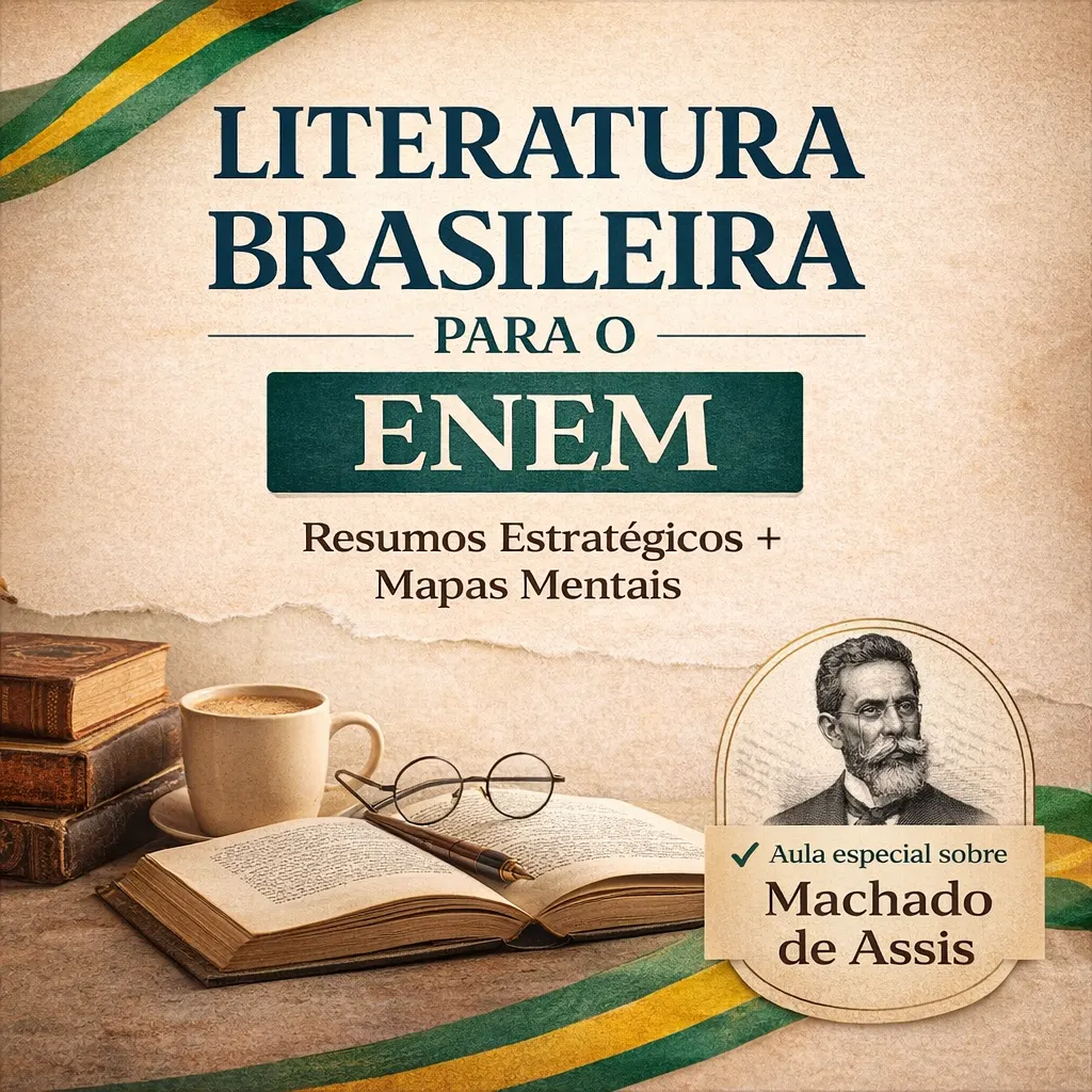 Literatura brasileira para o ENEM - Resumos estratégicos + Mapas mentais