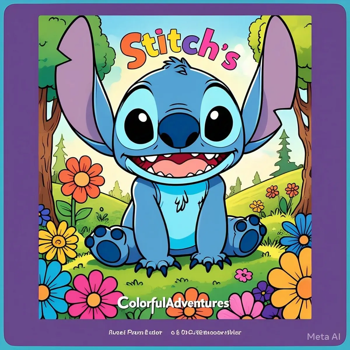 Stitch para Colorir – Diversão Intergaláctica!