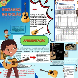 CURSO INICIANDO NO VIOLÃO PARA CRIANÇAS