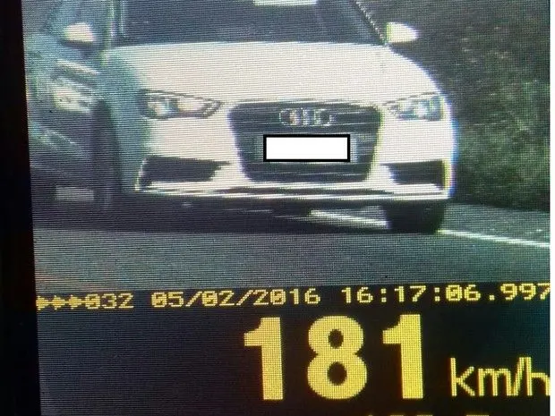 Recurso de multa por excesso de velocidade.