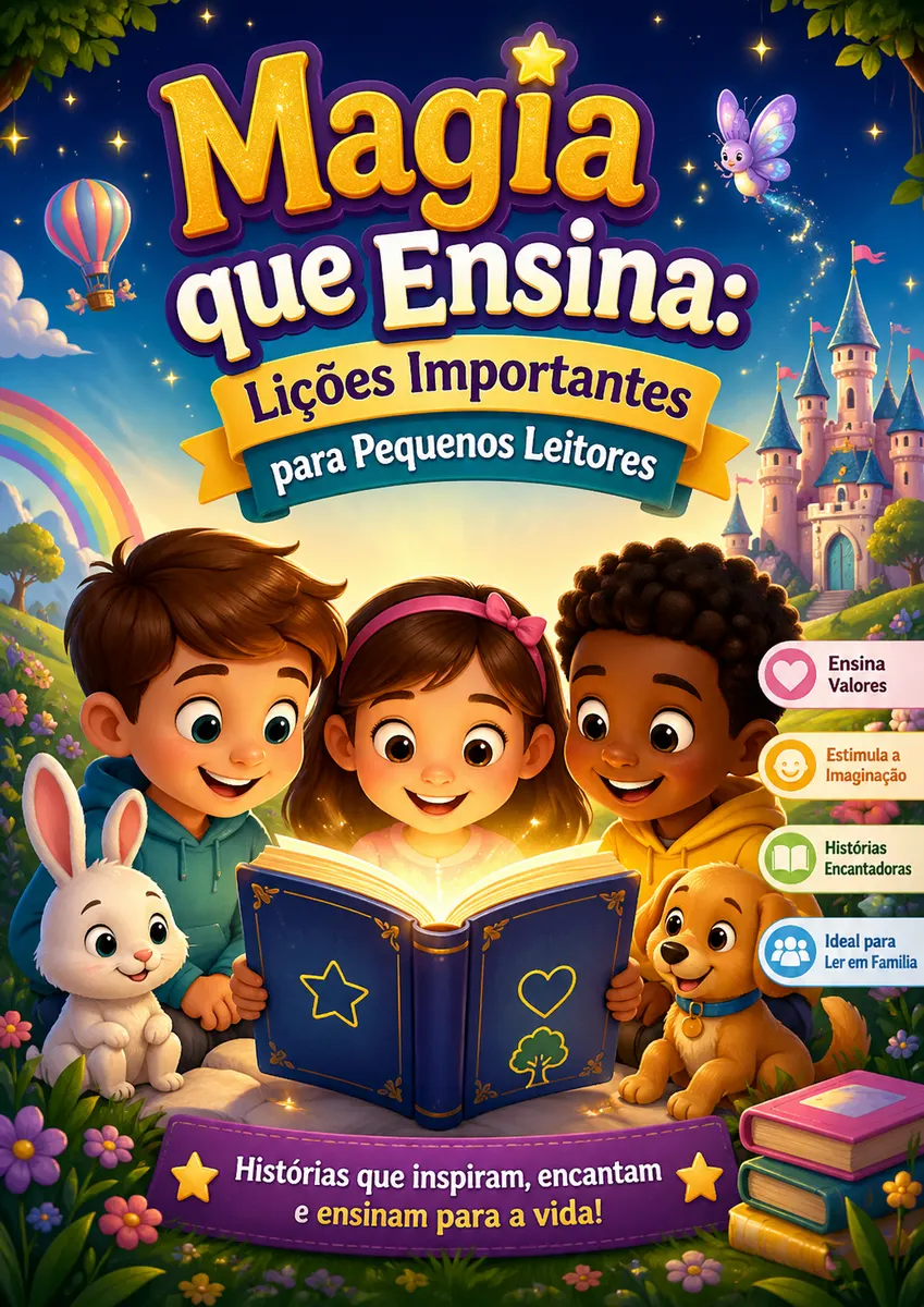 Magia que Ensina: Lições Importantes para Pequenos Leitores