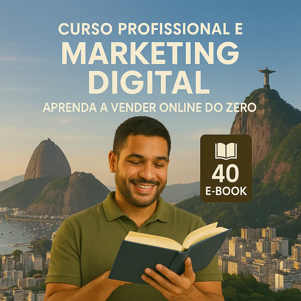 Aprenda a vender online – Curso de Marketing Digital com 40 eBooks