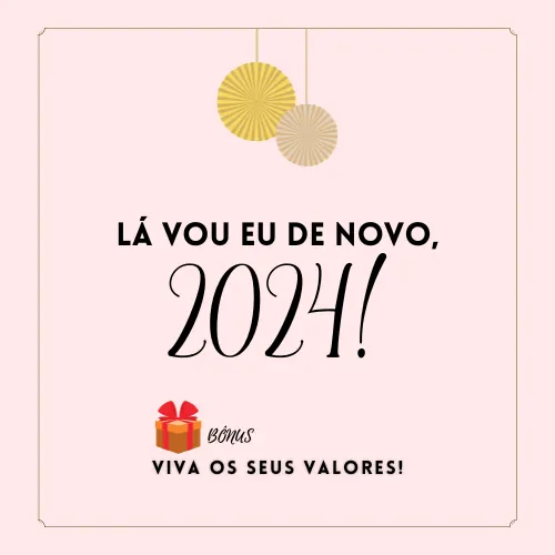 Lá vou eu de novo, 2024!