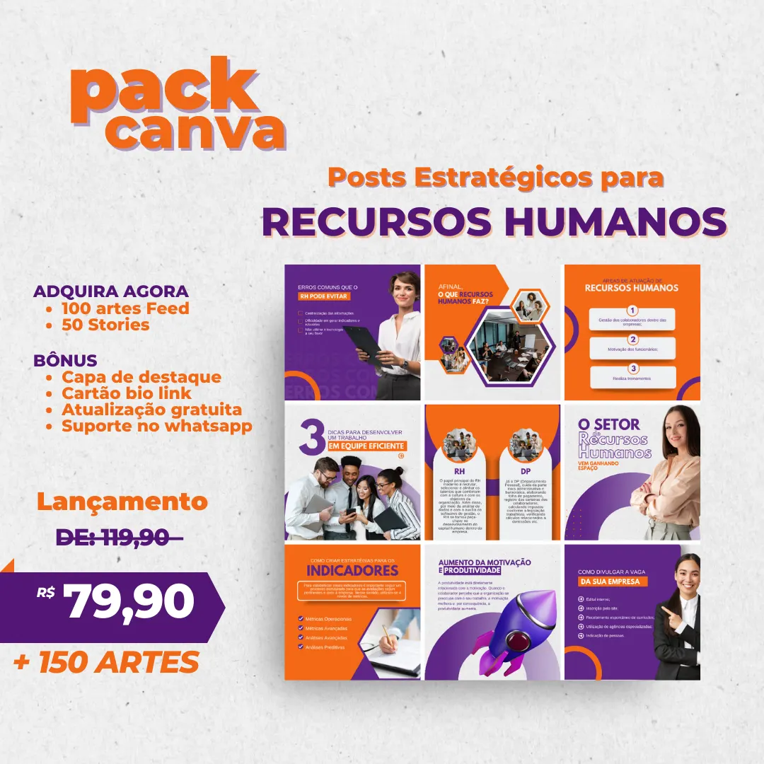 Pack Canva Recursos Humanos