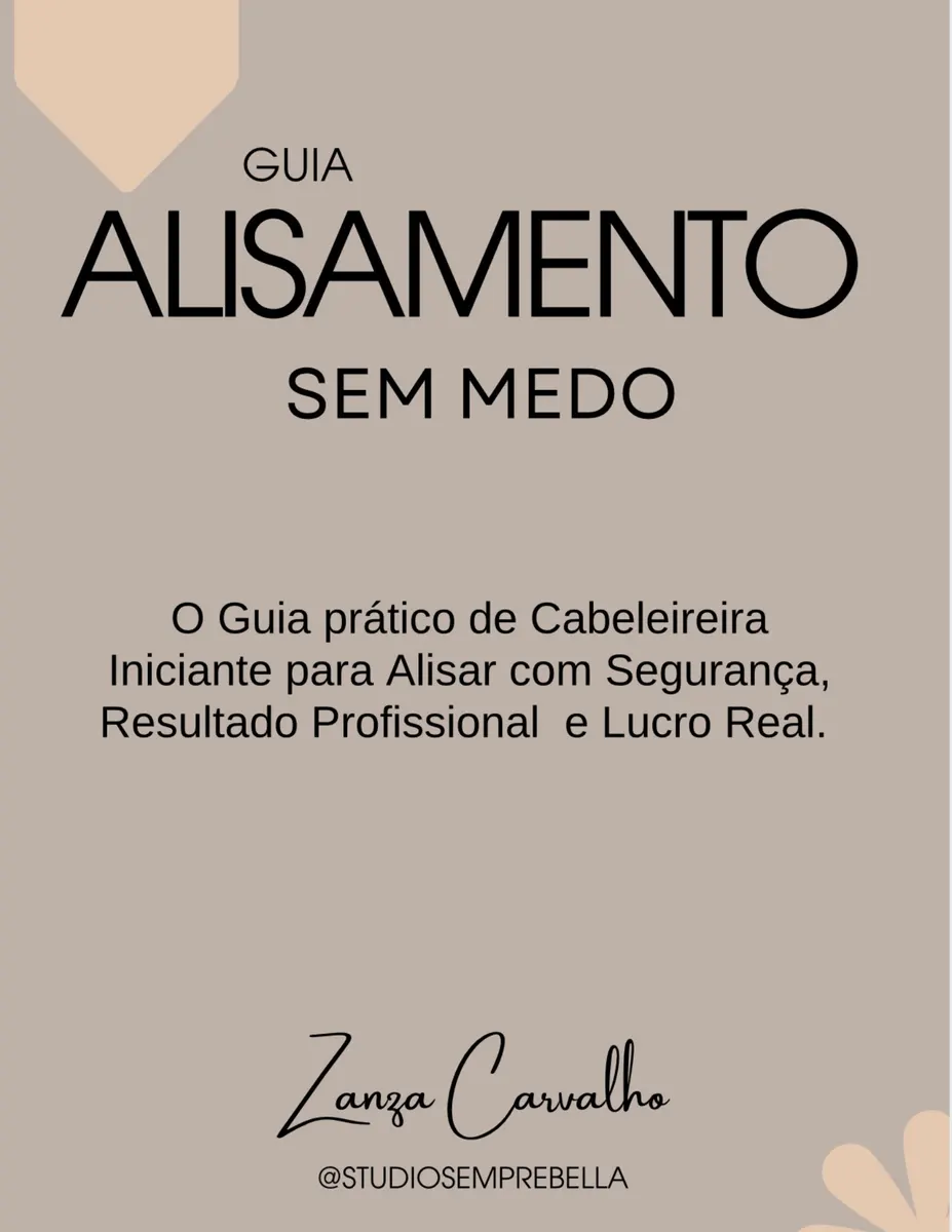 Guia da Cabeleireira Iniciante para alisar com Segurança e Lucro