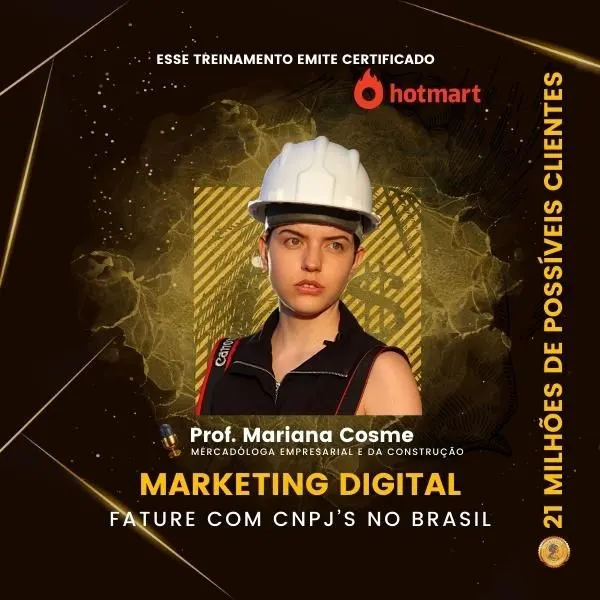 Marketing Digital Básico por Mariana Cosme | Fotografia Empresarial e da Construção Civil