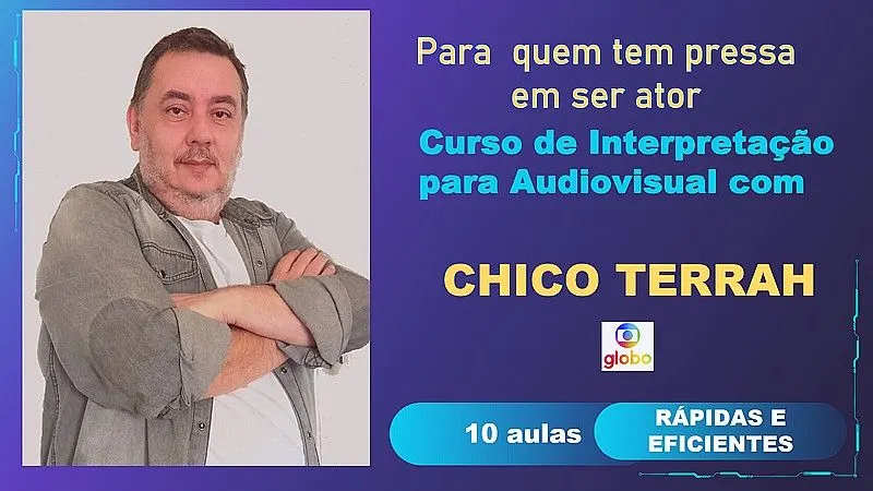 Curso pra quem tem pressa em saber atuar na frente das câmeras!