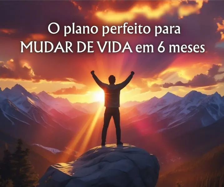 🔥 O Plano Perfeito para Mudar de Vida em 6 Meses