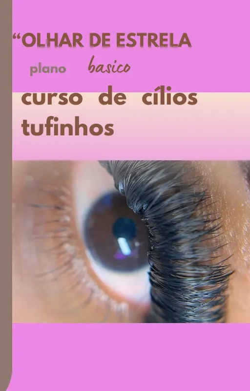 Olha de estrela plano básico curso cílios de tufinhos
