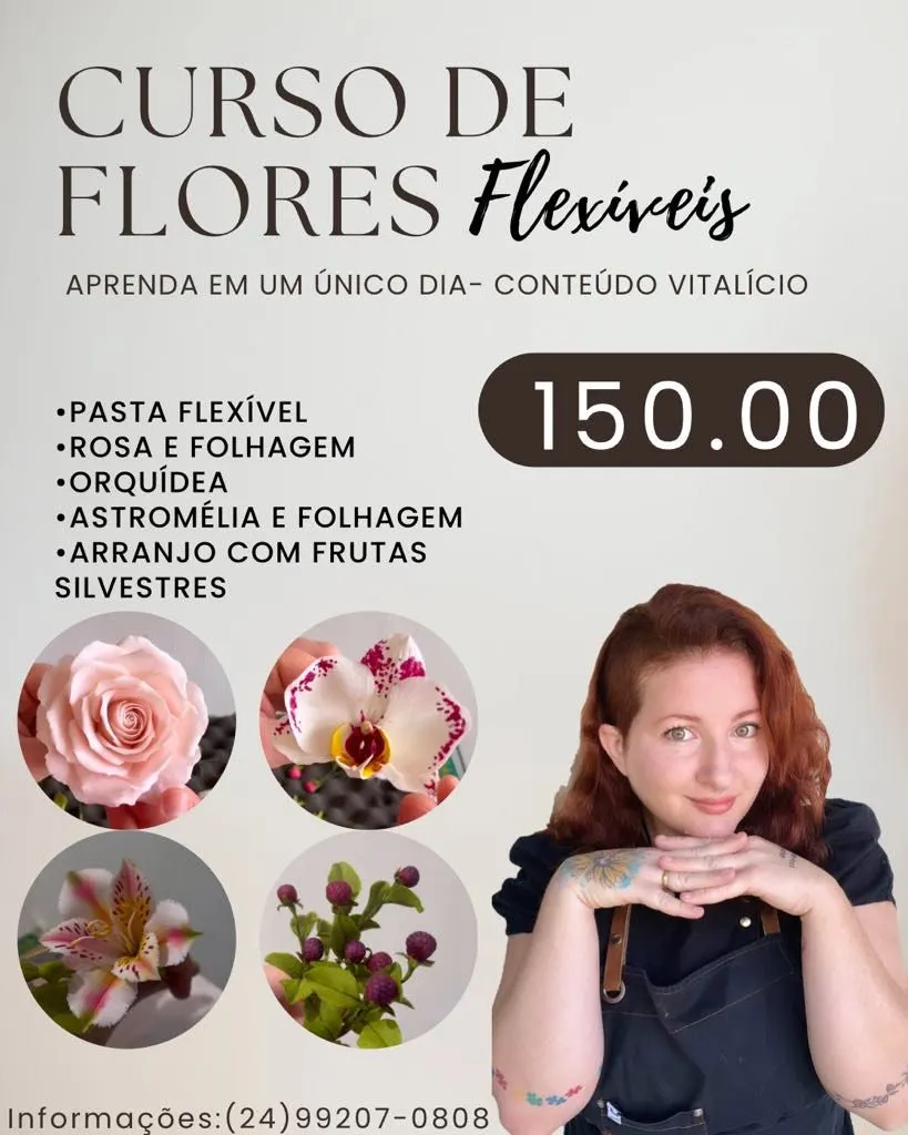 Curso de Flores Flexíveis 1