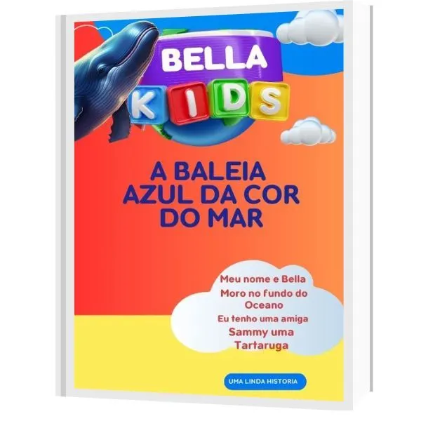 A BALEIA AZUL DA COR DO MAR