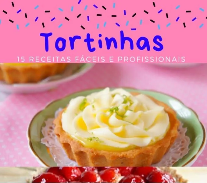Tortinhas - Livro de tortinhas doces