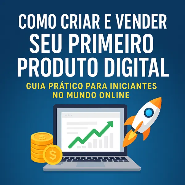 COMO CRIAR E VENDER SEU PRIMEIRO PRODUTO DIGITAL: GUIA PRÁTICO PARA INICIANTES NO MUNDO ONLINE