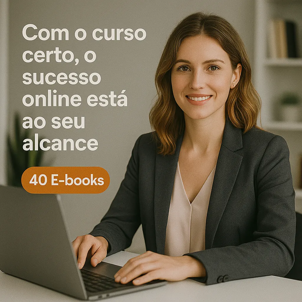 Aprenda a vender online – Curso de Marketing Digital com 40 eBooks