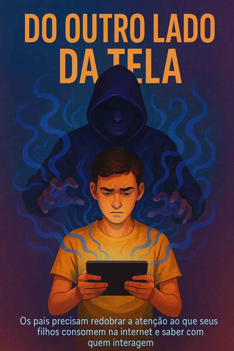 DO OUTRO LADO DA TELA - Os pais precisam redobrar a atenção ao que seus filhos consomem na internet e saber com quem interagem