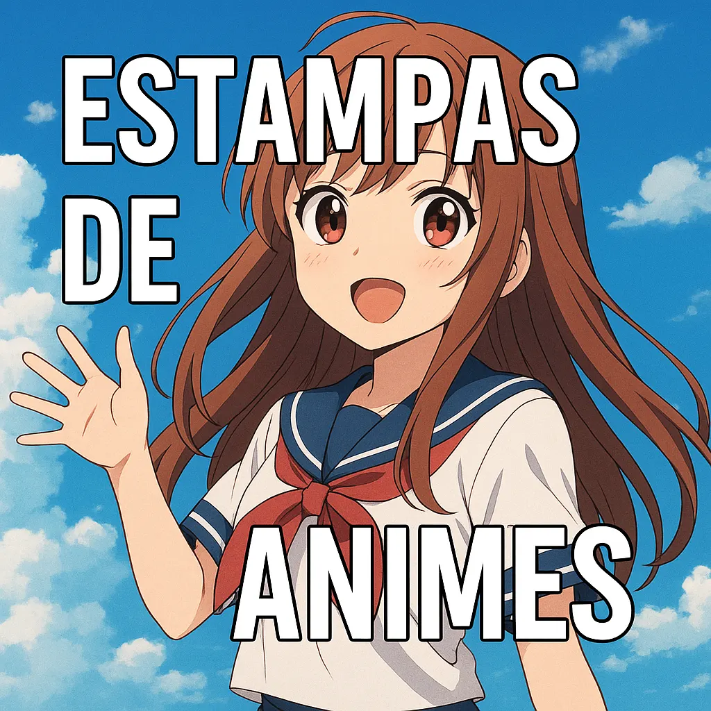 Segundo Pack de Estampas de Animes – Pronto para Vender e Lucrar!
