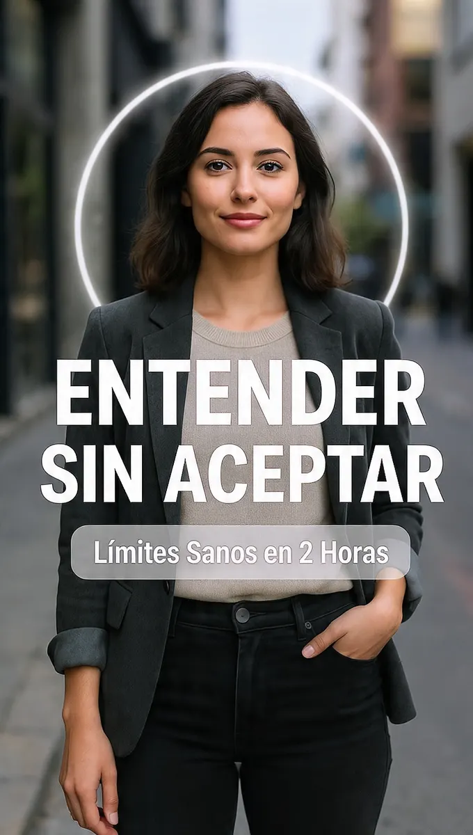 Entender sin aceptar. Límites sanos en dos horas.