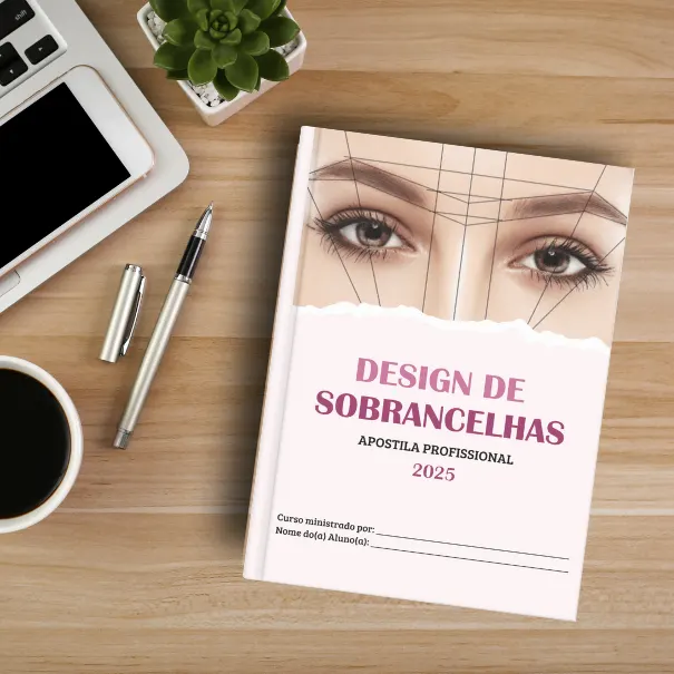 Apostila Profissional 100% Editável - Design de Sobrancelhas