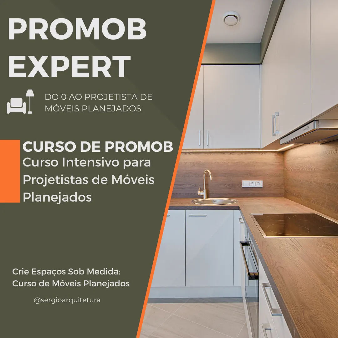 PROMOB EXPERT: Curso de PROMOB para Projetistas de Móveis Planejados