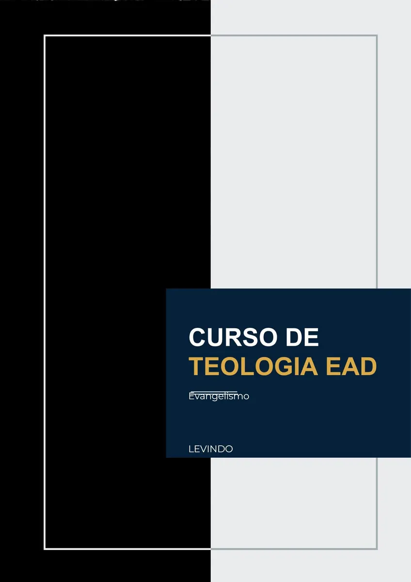 Curso de evangelismo na forma de E-book apostilado.