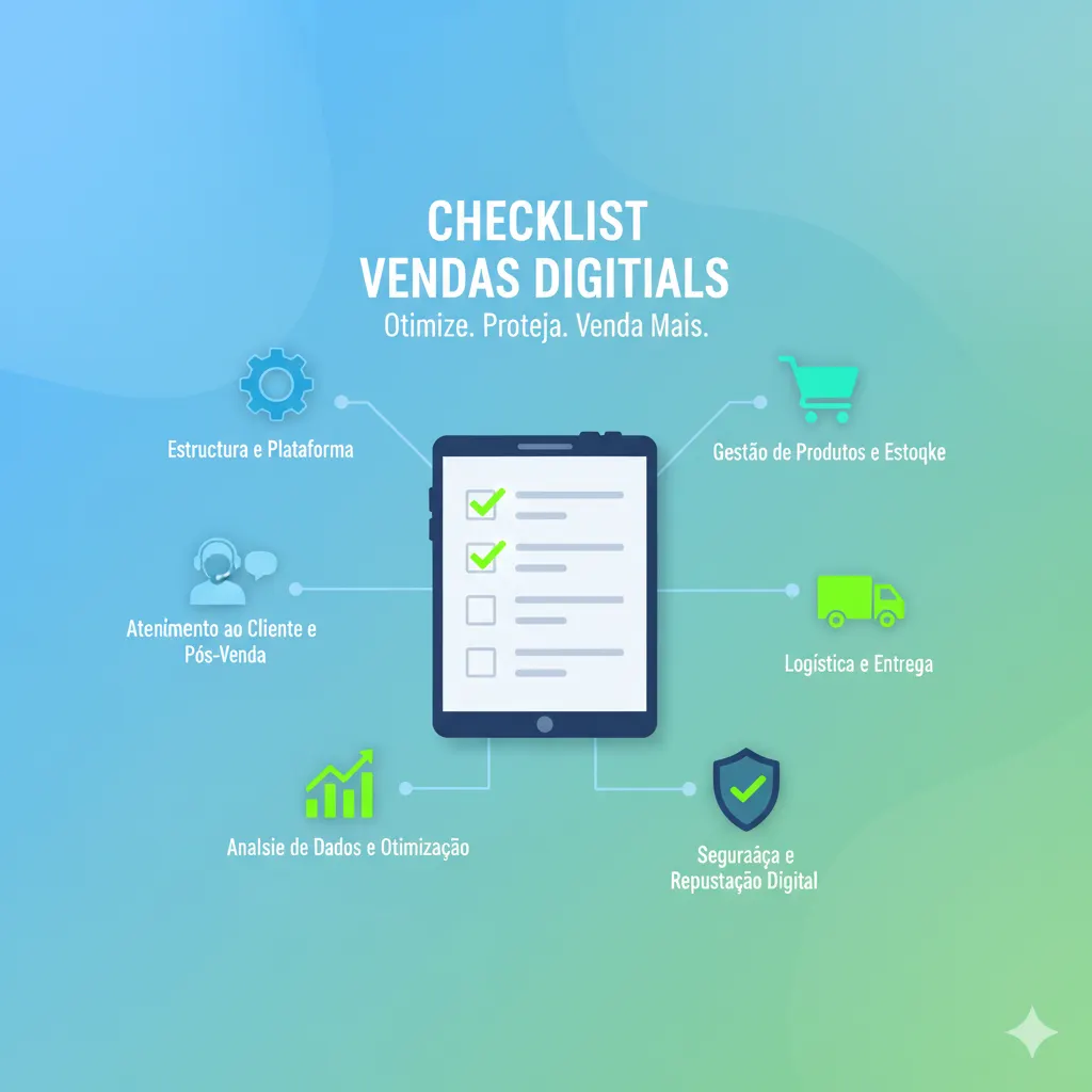 Checklist Operacional de Vendas Digitais: otimize suas operações para vender mais e melhor