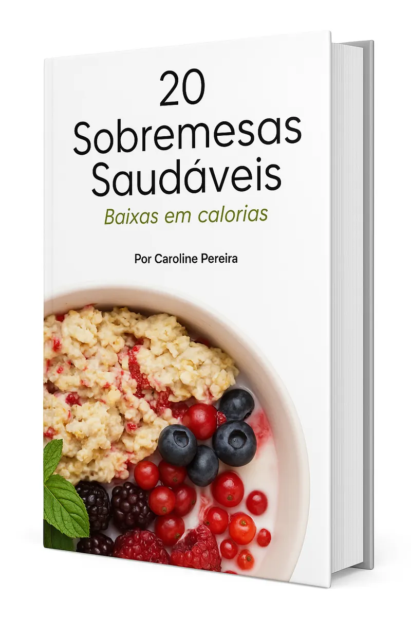 20 Sobremesas Saudáveis e Deliciosas – Receitas práticas, com poucas calorias e muito sabor!