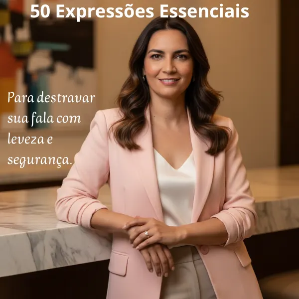 “50 Expressões Essenciais para Destravar o Inglês do Iniciante”