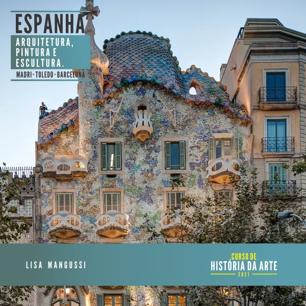 História da Arte Espanha - Madri, Toledo e Barcelona.