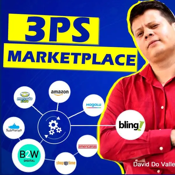 3P's do Marketplace - Como vender nos marketplaces: Mercadolivre, B2w, Amazon, magazineluiza de forma 100% integrada sem furos de estoque!